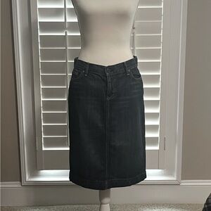 Jcrew Denim Pencil Skirt 30